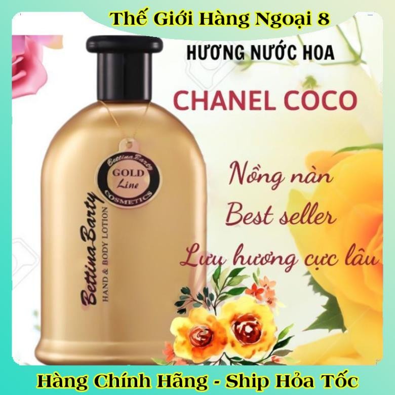 Sữa Tắm Nước Hoa Bettina Barty Bath And Shower Gel 500ml, Lăn khử mùi Vanilla CHUẨN ĐỨC [Hot]