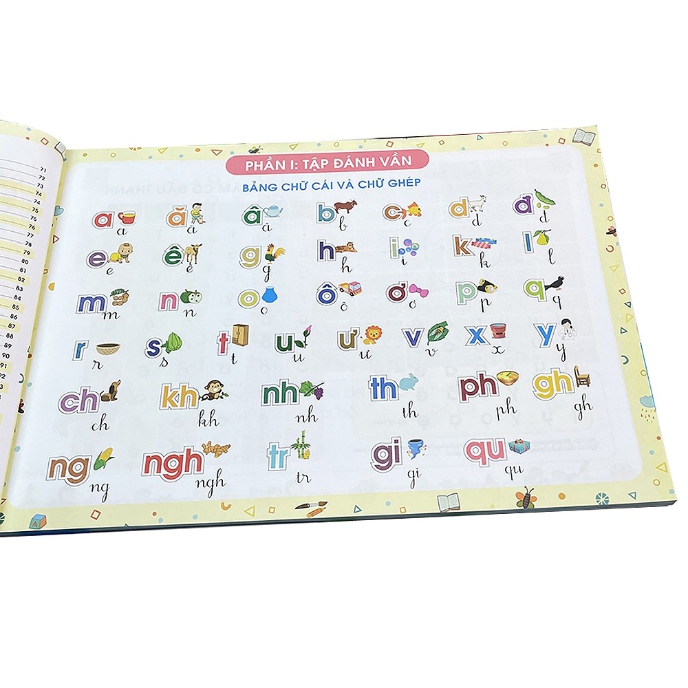 Ảnh Sách - Tập Đánh Vần Tiếng Việt Theo Sơ Đồ Tư Duy Phiên Bản Mới Nhất 5.0 2