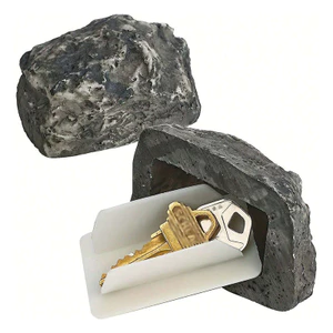 Key Hider Sân Ngoài Trời Ẩn Cửa Nhà Hộp Chìa Khóa Mô Phỏng Đồ Trang Trí Đá Nhỏ