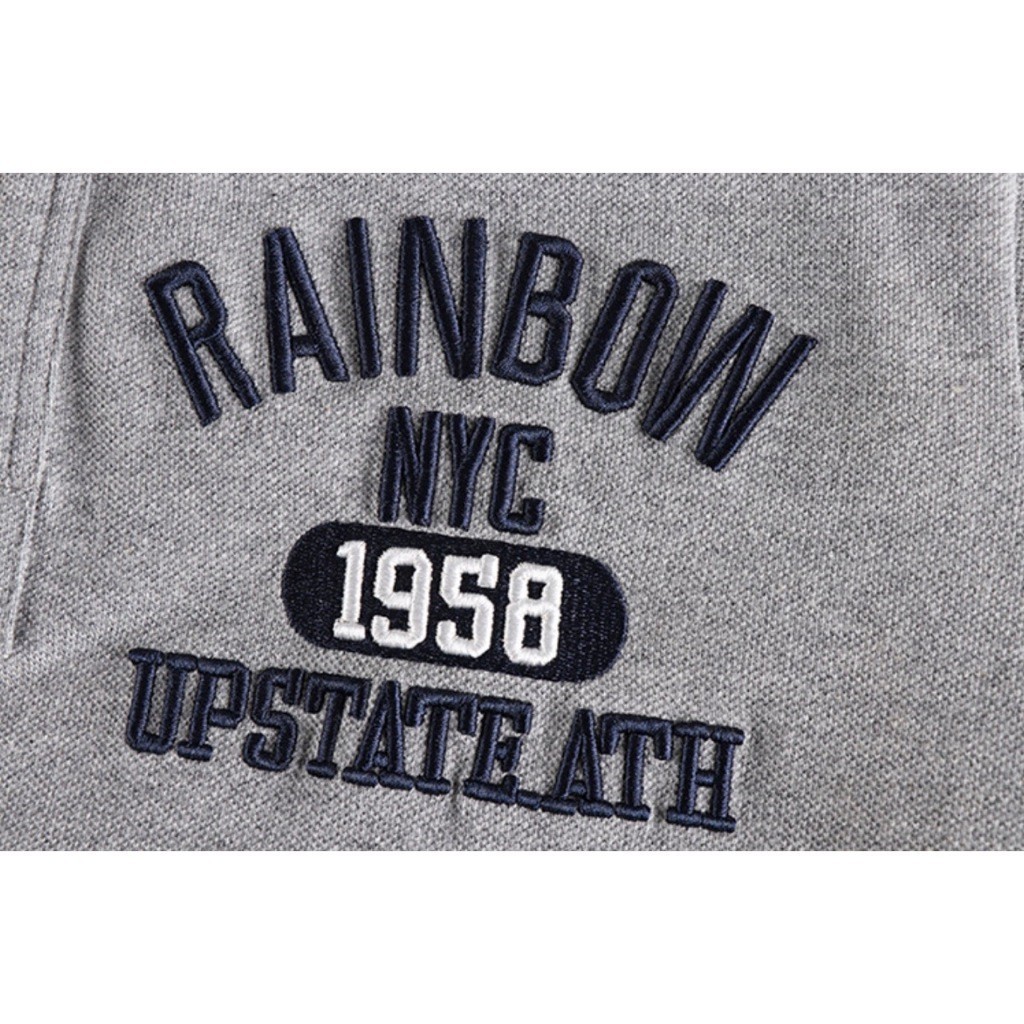 Áo thun polo Rainbow Retro dã ngoại_du lịch