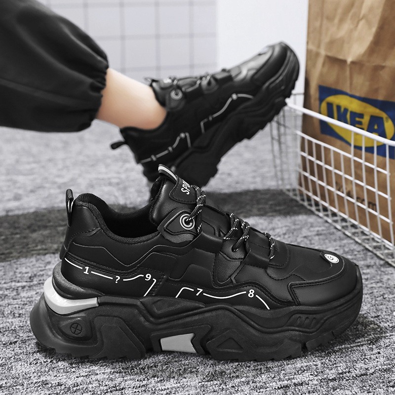 Giày Nam Mùa Xuân Mới Thoáng Khí Giày Trắng Nam Phong Cách Hàn Quốc Thời Trang Phù Hợp Với Giày sneaker Tăng Chiều Cao Giày Thường Ngày Cho Torre