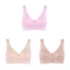 DELMER Người Cao Tuổi Trung Niên Brassiere, Áo Ngực Không Dây Cho Mẹ, Mềm Mại Chống Chảy xệ Kích Thước Lớn Đồ Lót Bà Bầu Nữ