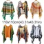 Khăn lụa MERIGGIARE, Khăn chui đầu in hình nữ, Khăn choàng Hijab thương hiệu sang trọng 110x110cm