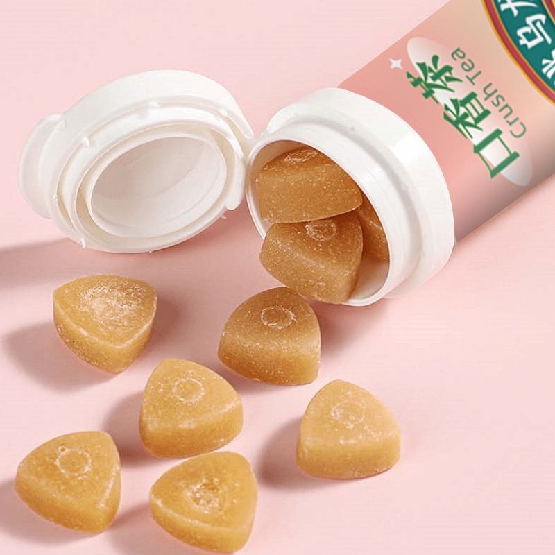 Đào Oolong Trà Lozenges Làm Mới Họng Dưỡng Ẩm Họng 0 Kẹo 0 Mỡ Tươi Hơi Thở