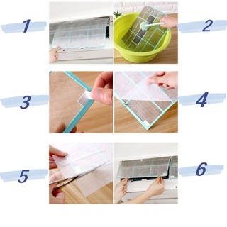 Combo 5 túi(10 tờ) Giấy Lọc Bụi Dùng Cho Máy Điều Hòa Không Khí SUNND
