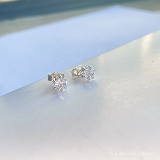 Hàng Hóa Tại Chỗ 925 Sterling Silver Stud Bông Tai Long Lanh Hình Dạng Ngôi Sao 290023c01 Thời Trang Sterling Silver Stud Bông Tai Cho Phụ Nữ