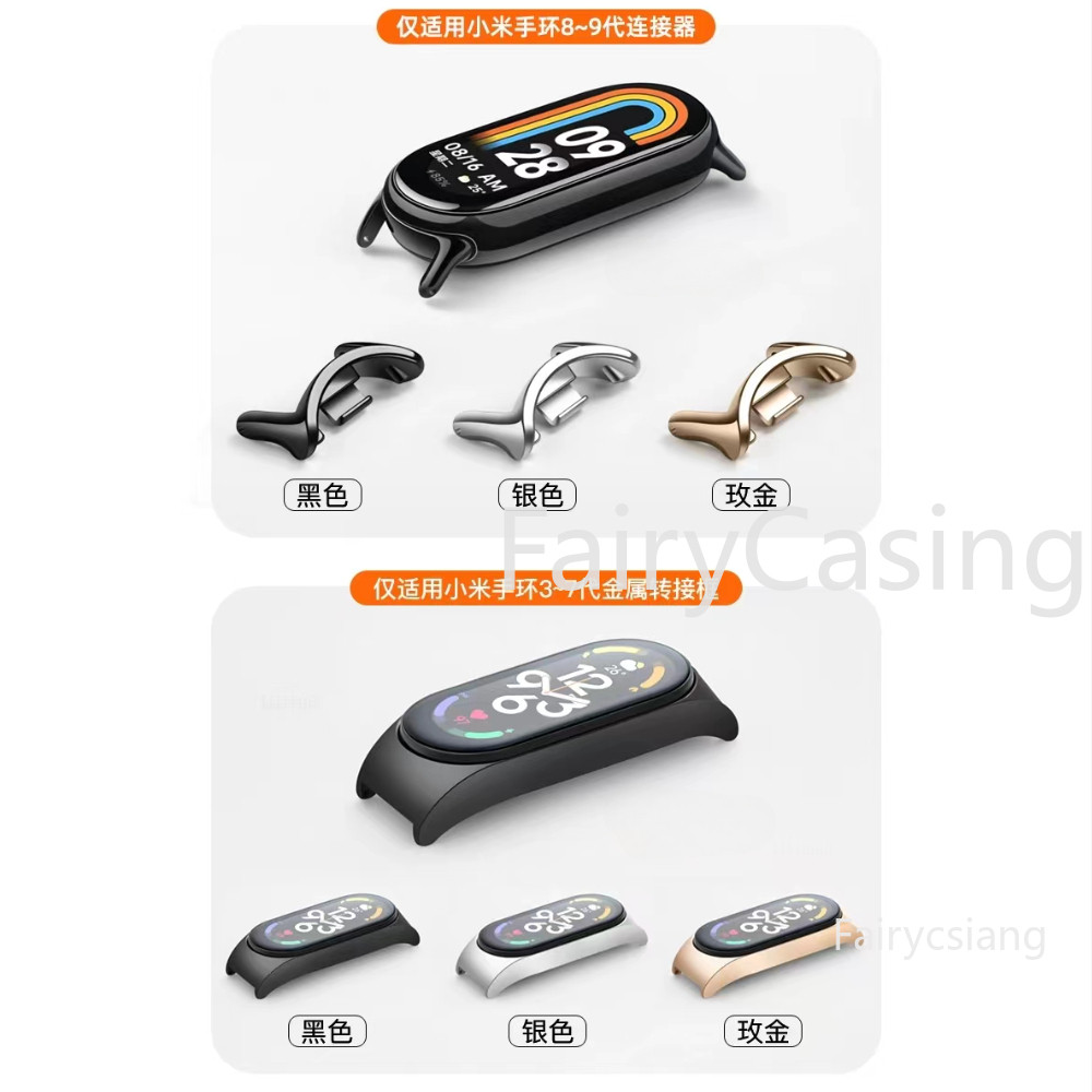 Milanese Vòng Dây Đeo Cho Xiaomi Mi Band 10 9 8 7 Dây Đeo Correa Thép Không Gỉ metel Vòng Tay Cho Xiaomi Mi Band 5 3 4 6 7