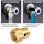 Van kiểm tra Yoo Brass 1 chiều Ngăn chặn dòng chảy ngược Ổn định để ngăn ngừa đường ống nước