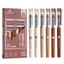 GETVOW 6 Cái / bộ Bút Gel, Bút trung tính khô nhanh mực đen 0,5mm, Công cụ viết nạp lại dung lượng lớn đa chức năng dành cho học sinh
