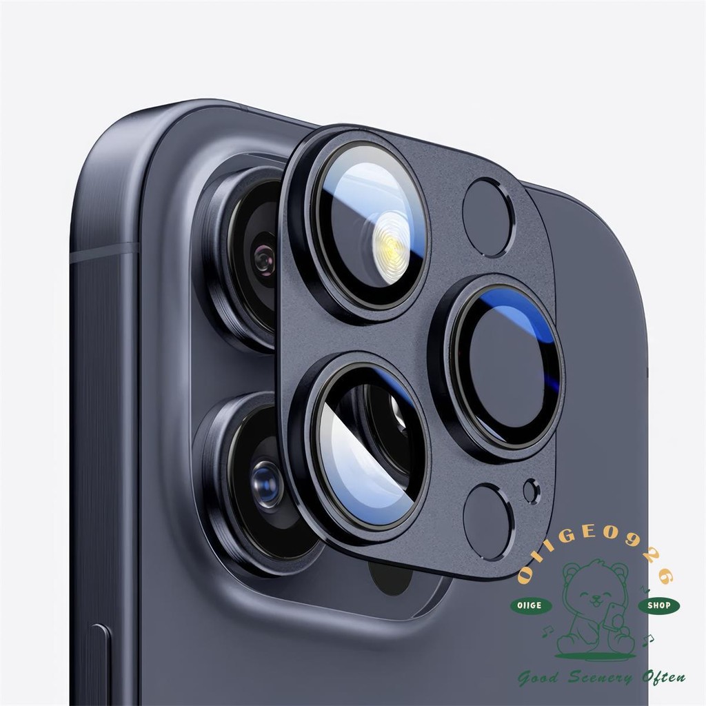 【 Phim ống kính iPhone16 】 Phim ống kính kim loại 4K màu sa mạc cho Iphone15 Pro Max 14 13 12 11 Plus Kính cường lực độ phân giải cao Thanh thứ hai