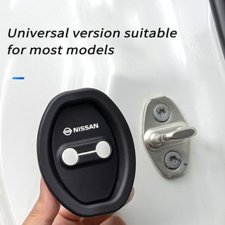 Nissan car door Anti-collision silicone pad Cover Door Lock Damping Silence Soundproof Pads for Nissan Rogue SUV GT-R  Rogue Sport Ariya  Altima Frontier