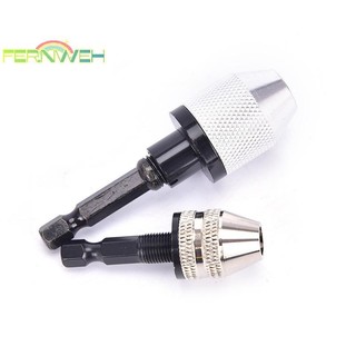 [Fernweh] 1 / 4 "Hex Shank Keyless Drill Chuck Bộ chuyển đổi trình điều khiển Bit thay đổi nhanh [MỚI]