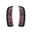 YRBWD 2 chiếc Fender Air Vent, Vỏ dán tự động bằng sợi Carbon màu đen, Kiểu dáng xe cản trước Cánh bên Cửa hút khí đa năng
