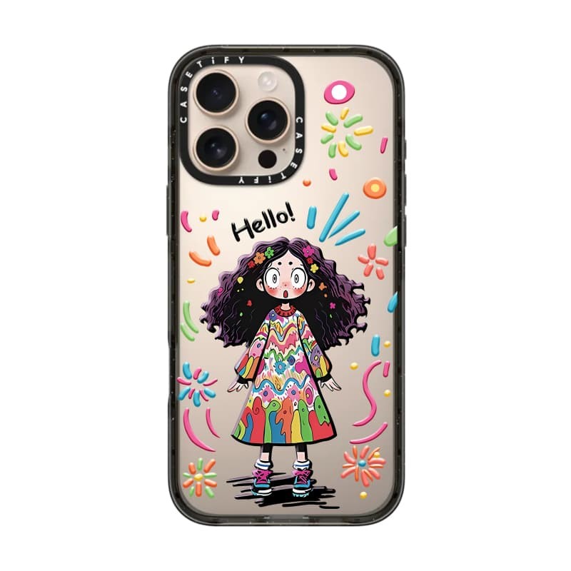 Casetify X Rainbow girl Hút Từ Tính Cứng Acrylic Ốp Lưng Cho Apple IPhone 12 13 14 15 16 Pro Max Plus Có Hộp