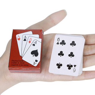 Bộ bài mini tăng độ khó khi chơi, tú lơ khơ, poker siêu nhỏ mang đi du lịch, đi học
