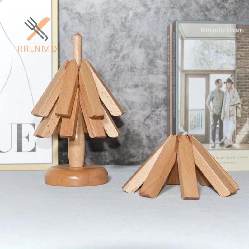 Rrlnmd Trivets Cho Đĩa Nóng Tấm Cách Nhiệt, Bộ Trivet Hình Cây, Coaster Cho Ấm Trà Lẩu Halloween Quà Tặng Giáng Sinh MỚI