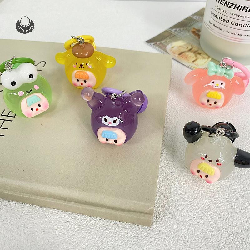 Móc khóa phát sáng có chuông Sanrio Duo Mei