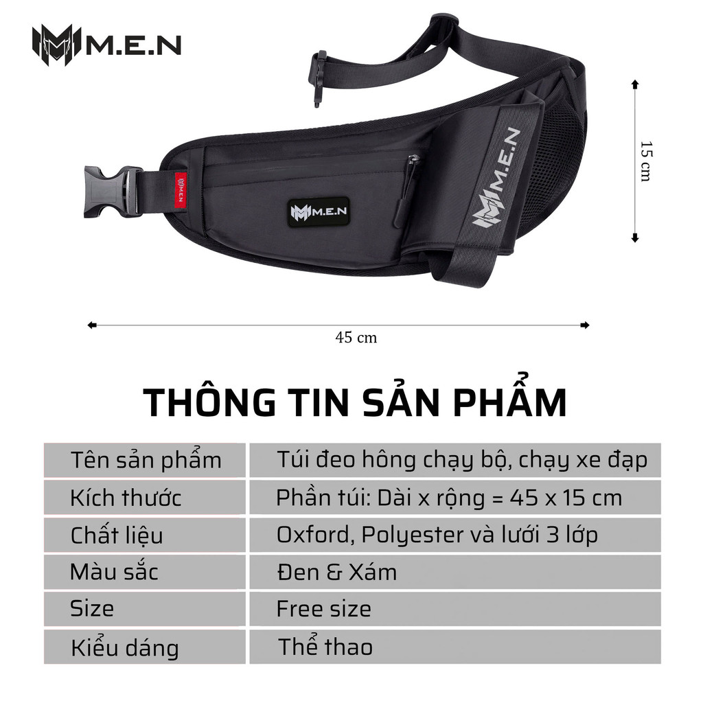 Túi đeo chéo chạy bộ MEN D2 nhỏ gọn tiện lợi [Đổi Trả 7 Ngày]