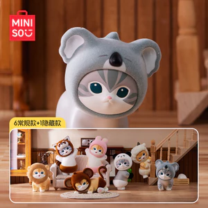 Hộp mù dự tiệc lông tơ dòng MINISO Mofusand 6-9cm