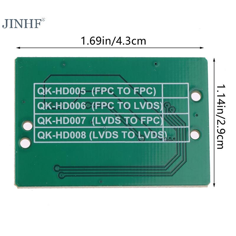 Jinhf Màn Hình LCD Thay Thế Màn Hình LCD Bộ Chuyển Đổi Tín Hiệu Ban QK0801A 0802A 0802B Cáp Kết Nối Bộ Chuyển Đổi Ban Phụ Kiện Sửa Chữa HOT