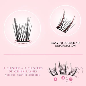 Gói lông mi giả mô phỏng Premade Volume Soft Fluffy Lashes Professional Salon Sử dụng