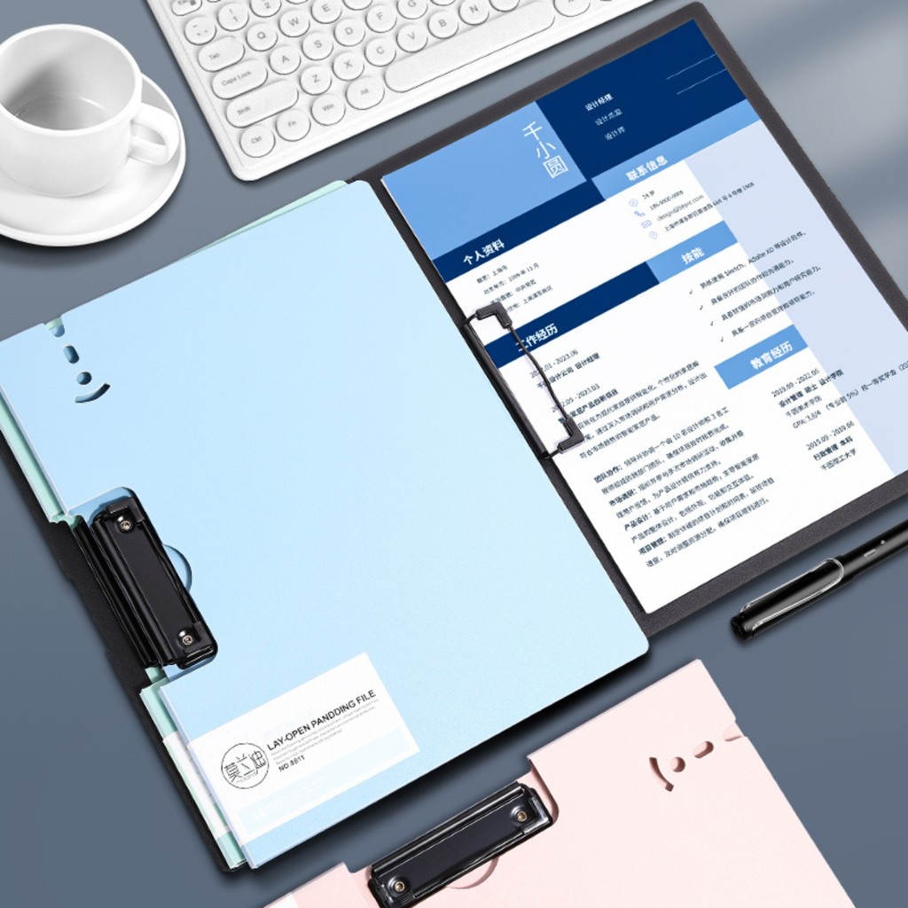 File Kẹp Tài Liệu A4 Văn Phòng, Kẹp Trình Chữ Ký Đơn Đôi Cao Cấp Chắc Chắn Nhiều Màu