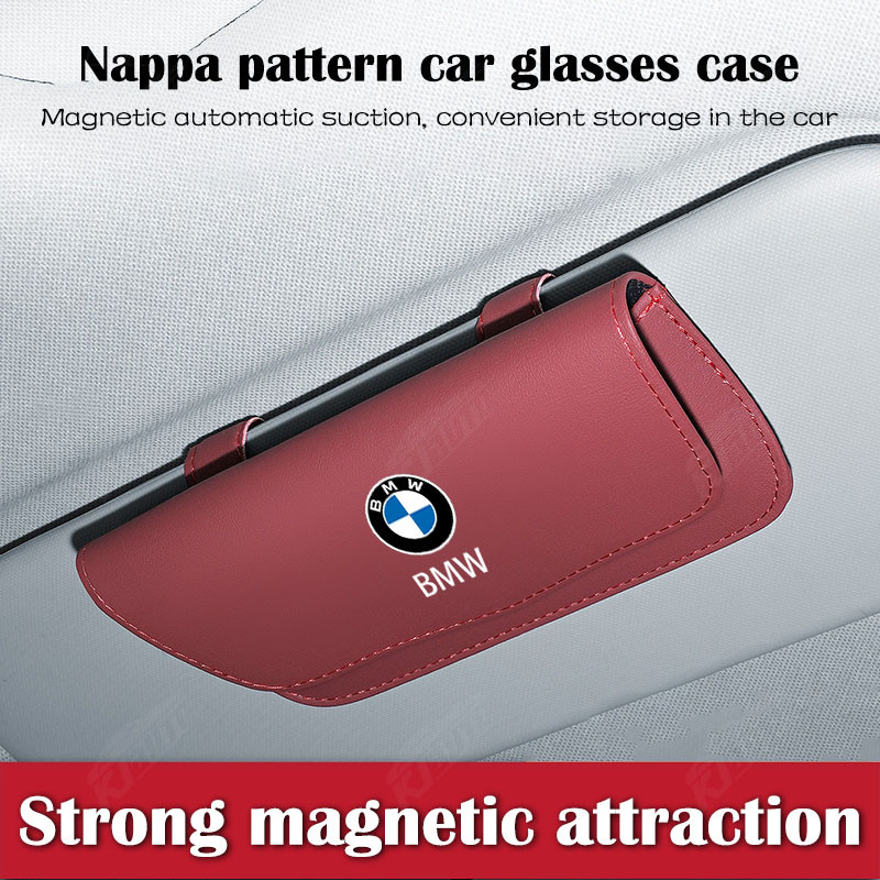 Bmw Da Kính Ốp Lưng Ô Tô Tấm Che Nắng Thẻ / Bảo Quản Vé Người Tổ Chức Tài Liệu Phụ Kiện Xe Hơi Cho 3 Series 5 X5 X3 X1 2 Series 1 Series 4 Series X4