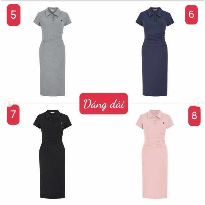VÁY POLO MOSS QUEEN 8 MẪU