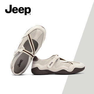 Giày Jeep Nữ Spring Hit Grey Mary Jane - Giày Ba Lê Lưới Thoáng Khí Phong Cách Ba Lê, Giày Đế Bằng Thấp