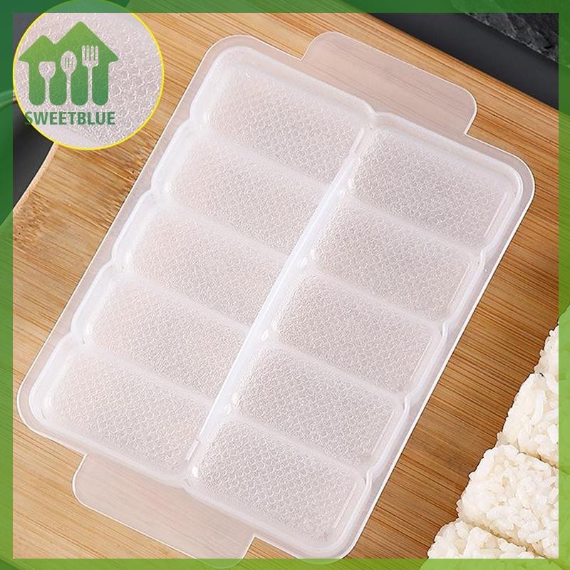 SWEET 5 / 10 Lưới Cơm Bóng Khuôn Sushi Chống Dính Áp Lực Hộp Bảo Quản Dụng Cụ Ăn Trưa DIY Nhà Bếp Rõ Ràng Onigiri Khuôn n