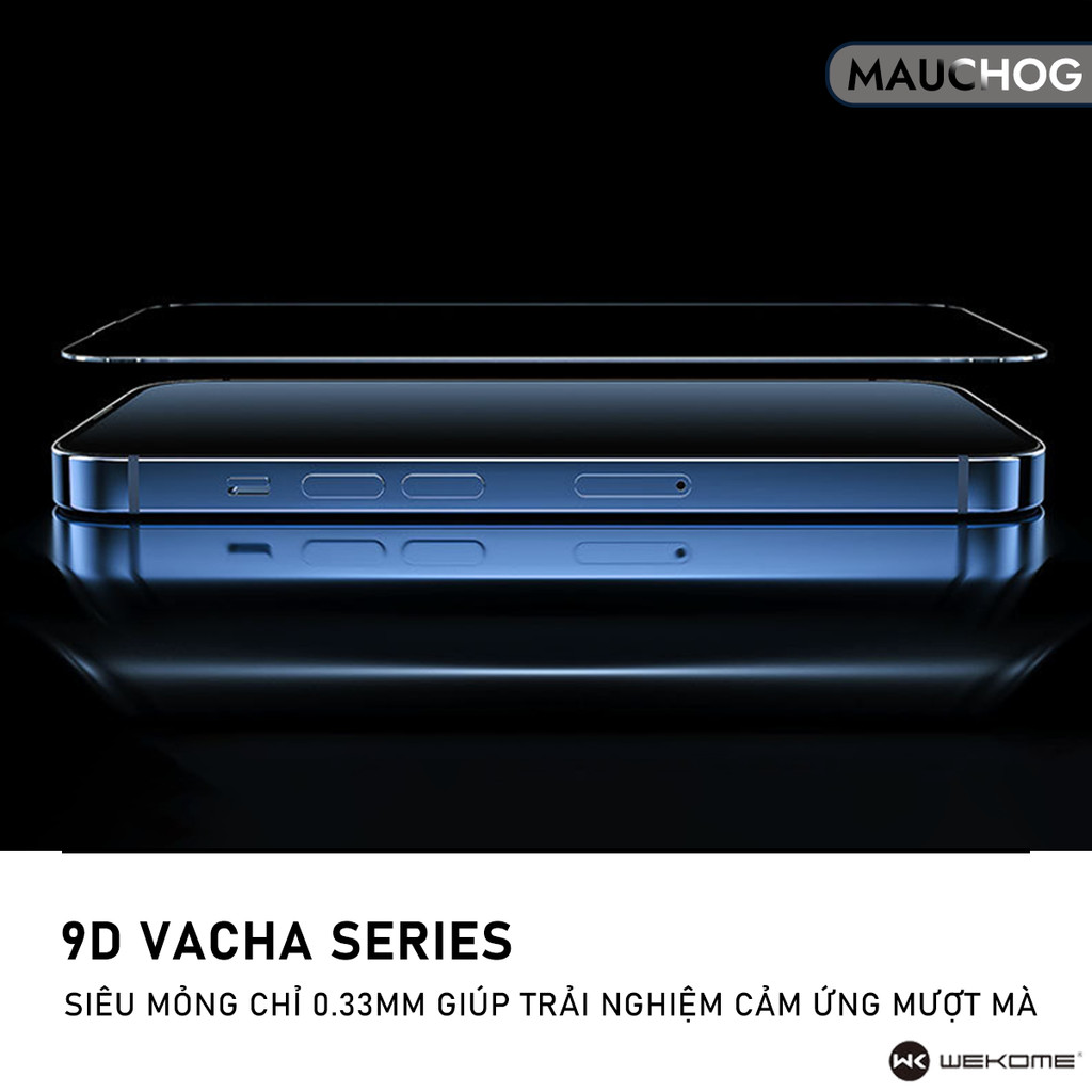 Kính Cường Lực WK Kinkong Trong Suốt Có Lưới Loa Cho Điện Thoại iPhone 17 Pro Max 16 15 14 13 12