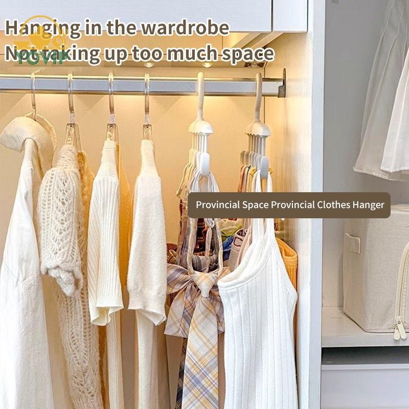 Móc treo áo ngực YOVIP cho tủ quần áo 360°Xoay Đa Năng Giá Có Móc Cho Mũ Camisole Túi Tiết Kiệm Không Gian Áo Vest Giá Để Đồ VN