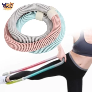 Vòng eo tập thể dục PVC gập gọn, trọng lượng 860g, phù hợp tập luyện tại nhà cho cả gia đình