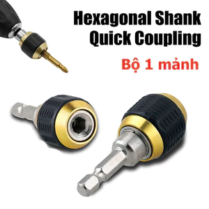 Đầu chuyển đổi đầu máy khoan, Giữ Mũi Khoan Nhả Nhanh Trục Lục Giác 1/4" 60mm