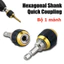 Đầu chuyển đổi đầu máy khoan, Giữ Mũi Khoan Nhả Nhanh Trục Lục Giác 1/4" 60mm