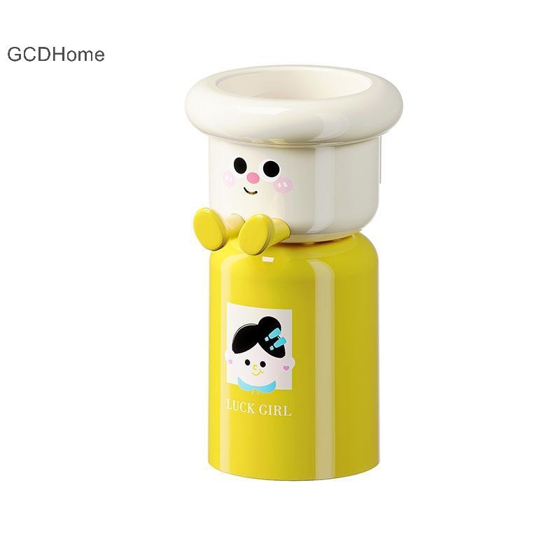 Giá đỡ bàn chải đánh răng hoạt hình từ tính GCDHome - Lưu trữ phòng tắm treo tường HOT
