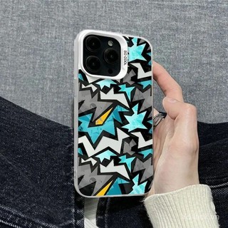 Ốp điện thoại bán chạy cảm giác cao cấp sáng tạo Lightning Niche Thích hợp cho iPhone 12pro 16pro 15 13 14pro 11 xsmax 16promax x 12promax 8plus Vỏ chống va đập