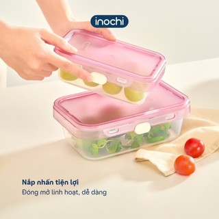 Hộp thực phẩm nút nhấn INOCHI Hokkaido – Nắp kín khí, cao cấp, đóng mở dễ dàng