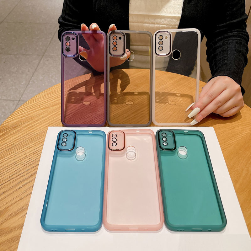Ốp Điện Thoại Trong Suốt Cho Samsung Galaxy A73 A72 A71 A53 A33 A32 A31 A30s A52 A52s A51 A50 A50s A23 A22 A21s A20 A20s A30 A13 A12 A11 5G 4G 2025 Bảo Vệ Ống Kính Mềm Siêu Mỏng Chống Trầy Xước Vỏ Điện Thoại
