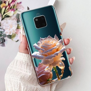Dành Cho Huawei Mate 20 Pro Vỏ LYA-L09 LYA-L29 Ốp điện thoại Mới Phong Cách Bướm Hoa Mềm Silicon Ốp điện thoại Cho Huawei Mate 20 Ốp điện thoại