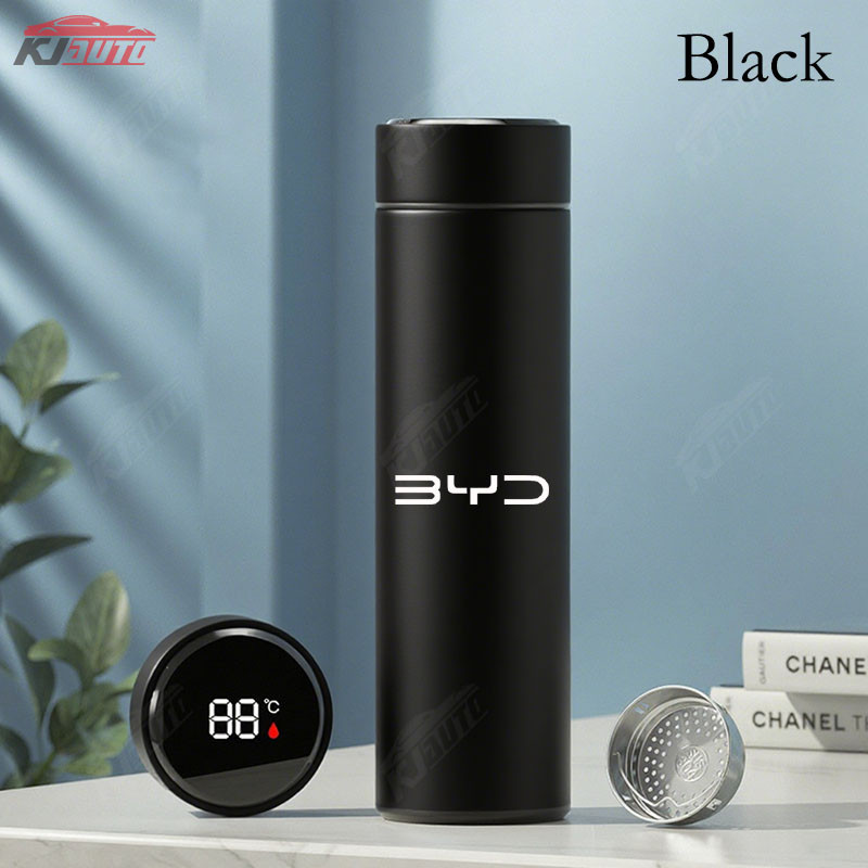 Cốc hút chân không ô tô tùy chỉnh BYD có màn hình hiển thị nhiệt độ Thép không gỉ 304 dành cho doanh nghiệp cao cấp cho Atto 3 Dolphin