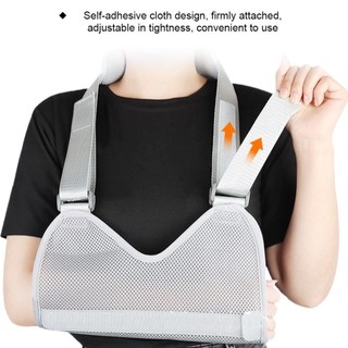 LOOKSHOW Y tế Forearm Sling Cánh tay gãy xương Phẫu thuật sau phẫu thuật Dây đeo cố định cánh tay Lưới thoáng khí Dây đeo hỗ trợ cổ tay cho trẻ em / người lớn H4J5