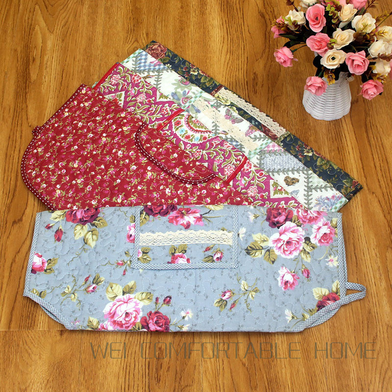 Tạp Dề Người Lớn Cotton Quilted Hai Lớp Chống Bụi Bẩn Chống Dính Tạp Dề Máy Giặt Quilted Tạp Dề