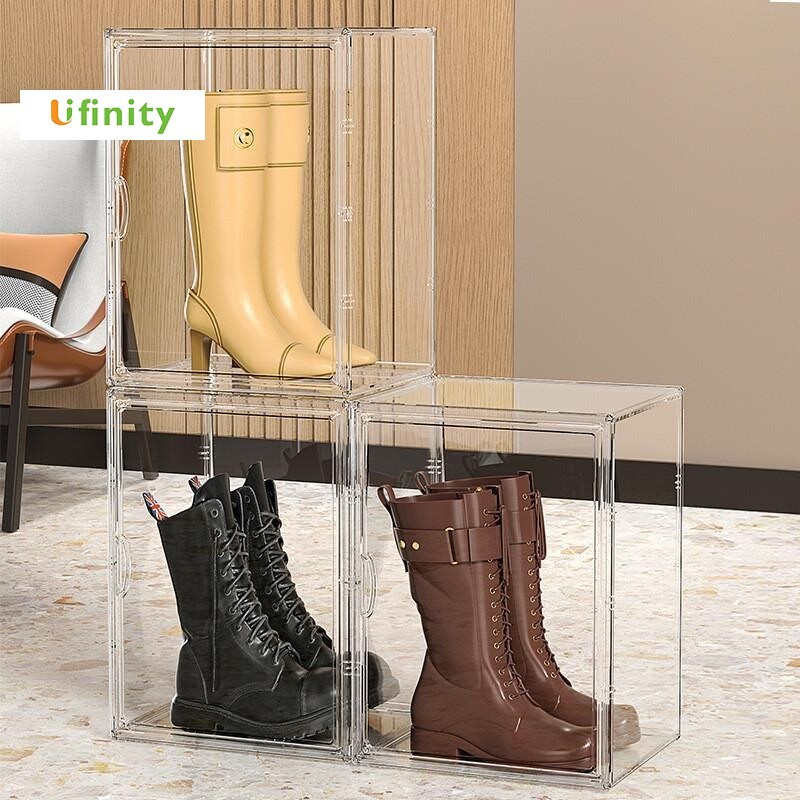 Lifinity Hộp Đựng Đa Năng Acrylic - Trưng Bày Mô Hình + Đựng Giày Dép + Mỹ Phẩm, Thiết Kế Sang Trọng