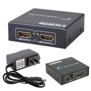 Bộ chia HDMI 1 ra 2 cao cấp 4K định dạng 1080p chất lượng cao phân tín hiệu màn hình màu đen bền đẹp 3hcomputer