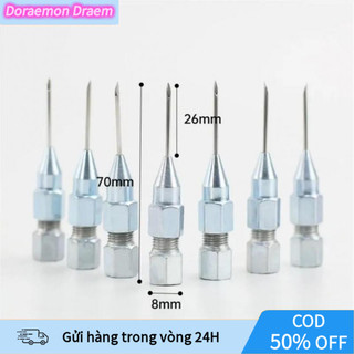Kim bơm mỡ bò, bơm dầu đầu bơm mỡ dụng cụ bơm mỡ bò cầm tay , Đầu mũi kim bơm mỡ bò, Phụ kiện kim bơm mỡ cho bạc đạn, ổ