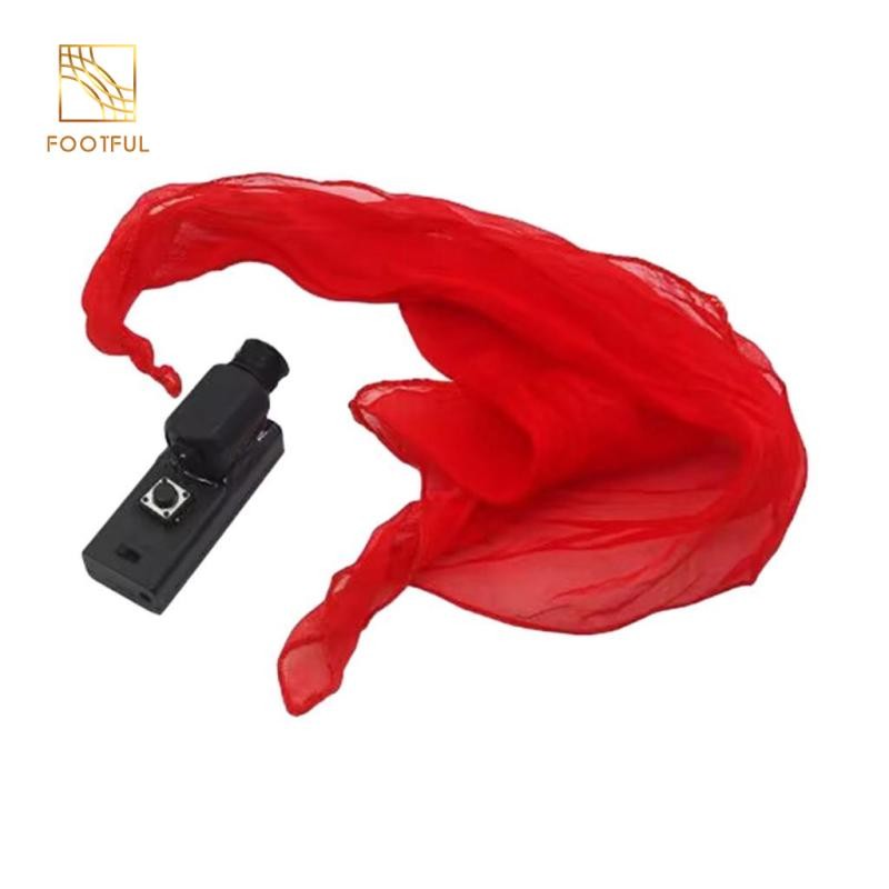 Bộ phụ kiện đồ chơi ảo thuật ảo thuật ảo thuật [Khăn lụa đỏ + Thẻ chơi + Bay