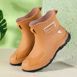 Giày Đi Mưa Thời Trang Nam Nữ Chống Thấm Nước Chống Trơn Trượt Giày Cao Su Chống Mài Mòn Đế Mềm Câu Cá Giày Đi Mưa Cao Cấp Nữ Giày Nước 8.7