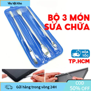 【COD】Combo 3 Món Dụng Cụ Cạy Mở Vỏ Laptop, Điện Thoại – Chất Liệu Inox Cứng, Bền Chắc