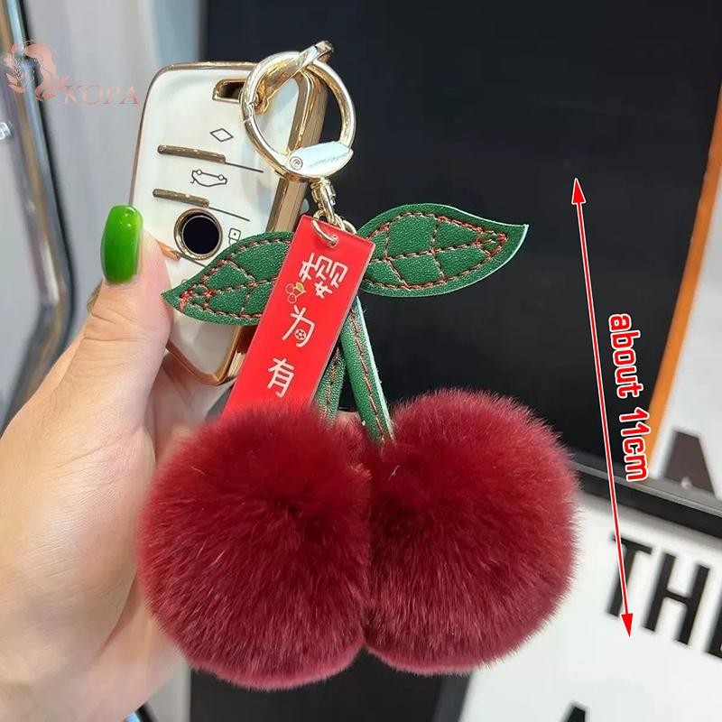 KOPA Dễ Thương Sang Trọng Anh Đào Hoạt Hình Xe Mặt Dây Chuyền Túi Dây Điện Thoại Di Động Quyến Rũ Cô Gái Người Bạn Trang Trí Quà Tặng VN